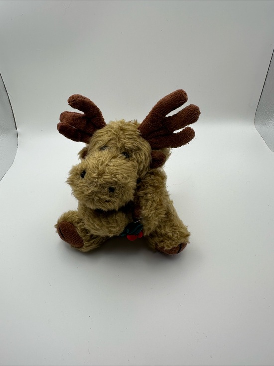 Boyds Bears Other - NWT Boyds Bears Vintage 1990 Plush Moose w/ Antlers Mistletoe Wings